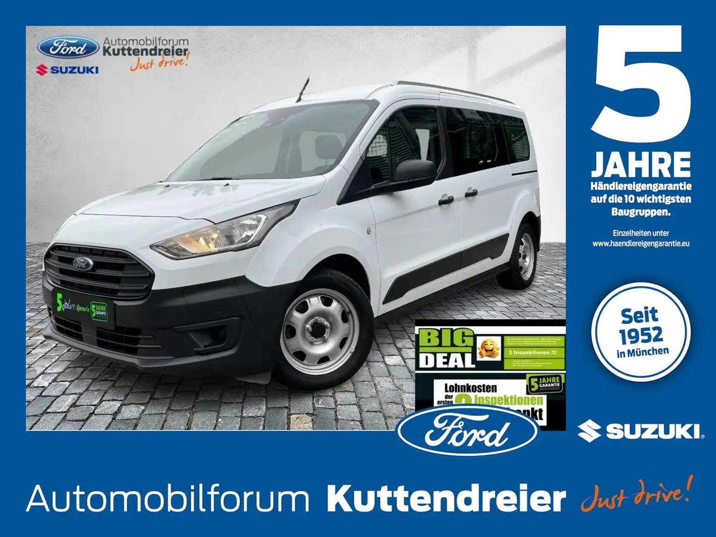 Ford Transit Connect Kombi lang Neuer Motor 0 KM !!!! Blanc - 1