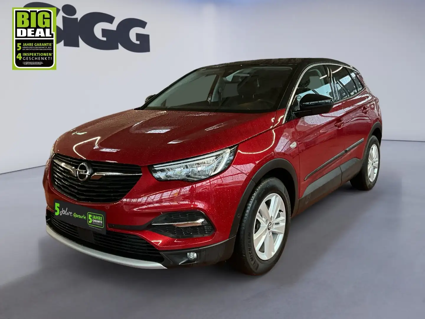 Opel Grandland 1.2 Turbo 120 Jahre Akustikglas Kam. Rot - 2