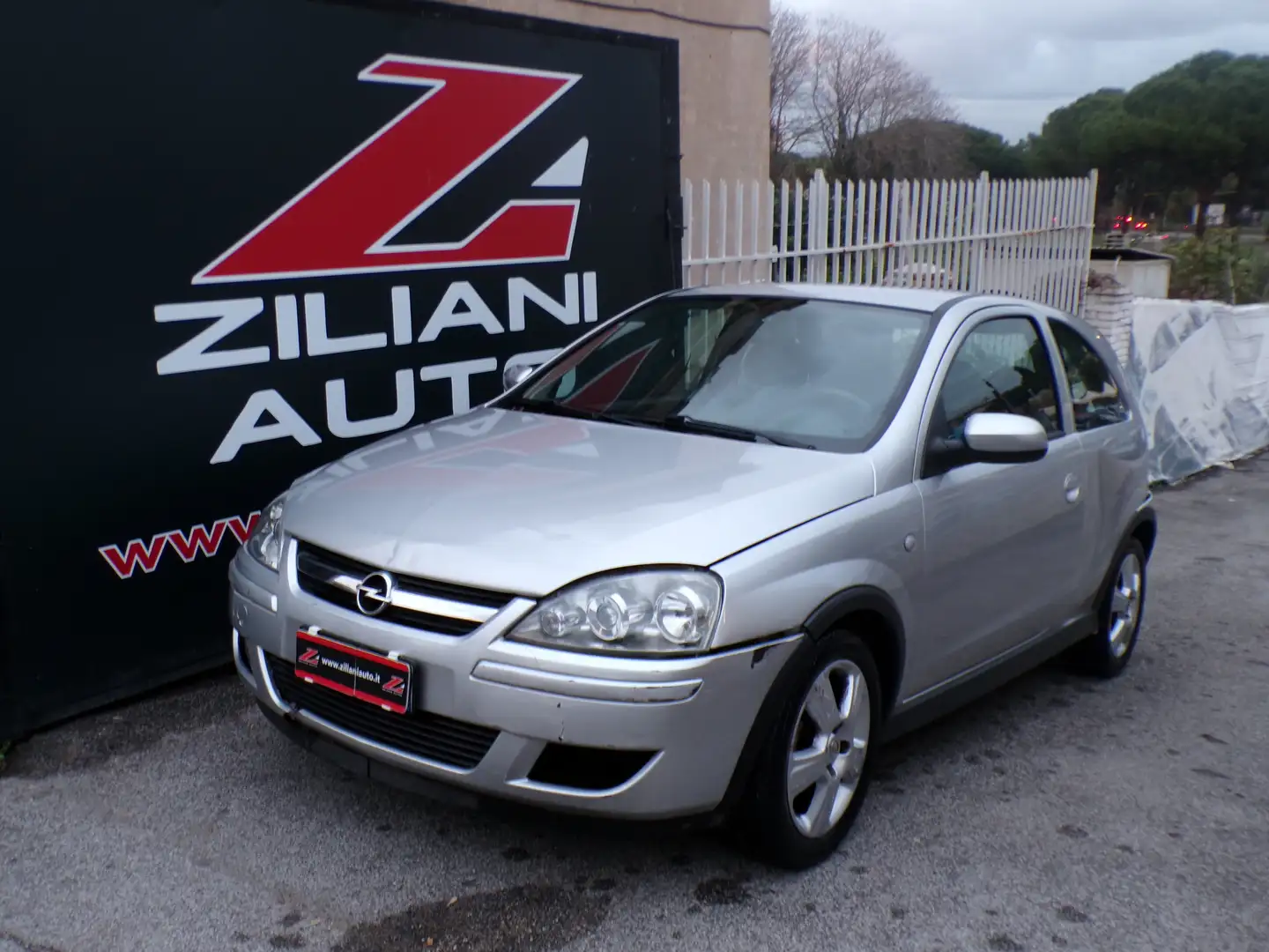 Opel Corsa 3p 1.2 UNIPRO'..SOLO 57.000KM.. Plateado - 1