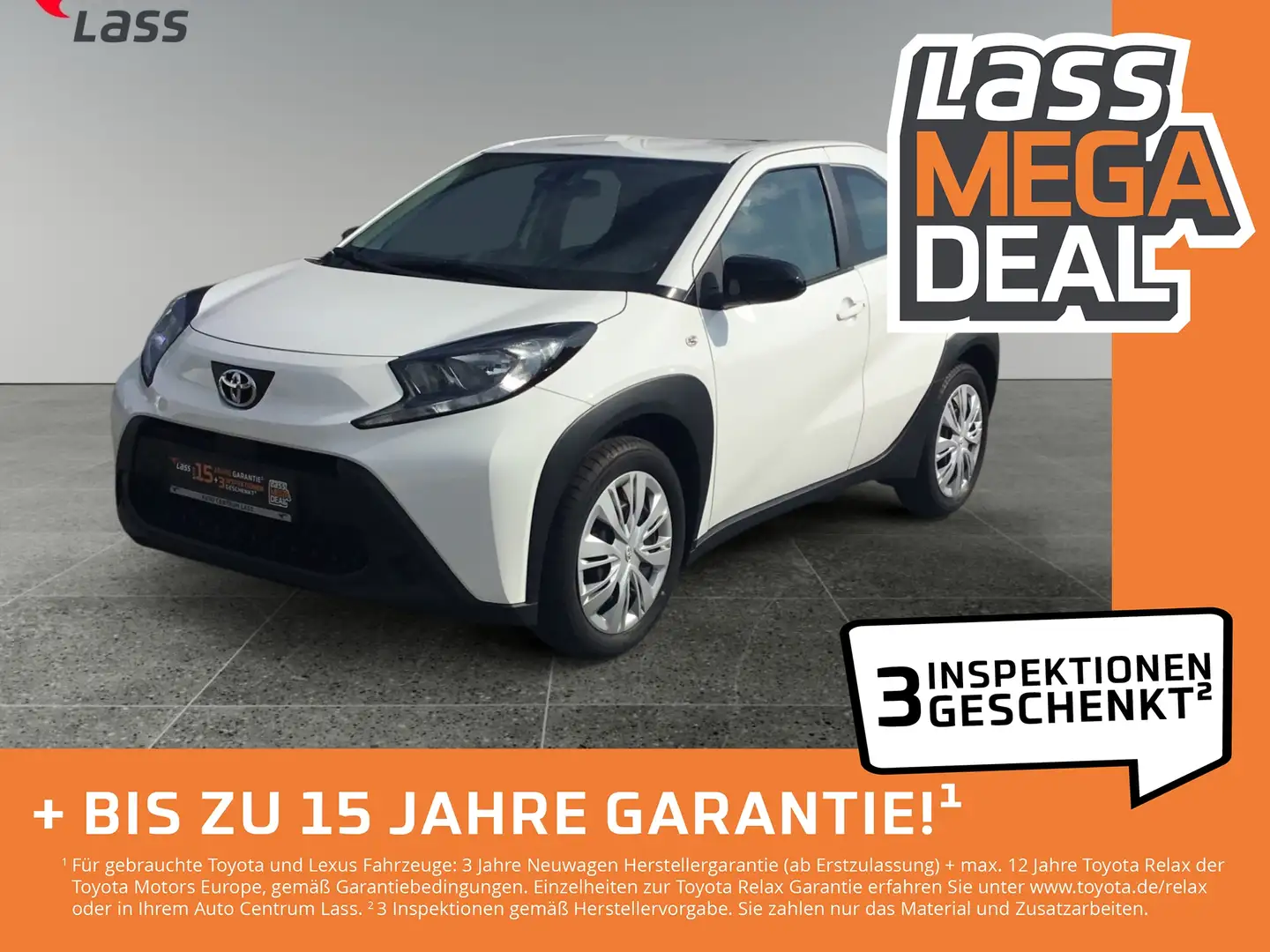 Toyota Aygo 1.0 Play Kamera, DAB, Weiß - 1
