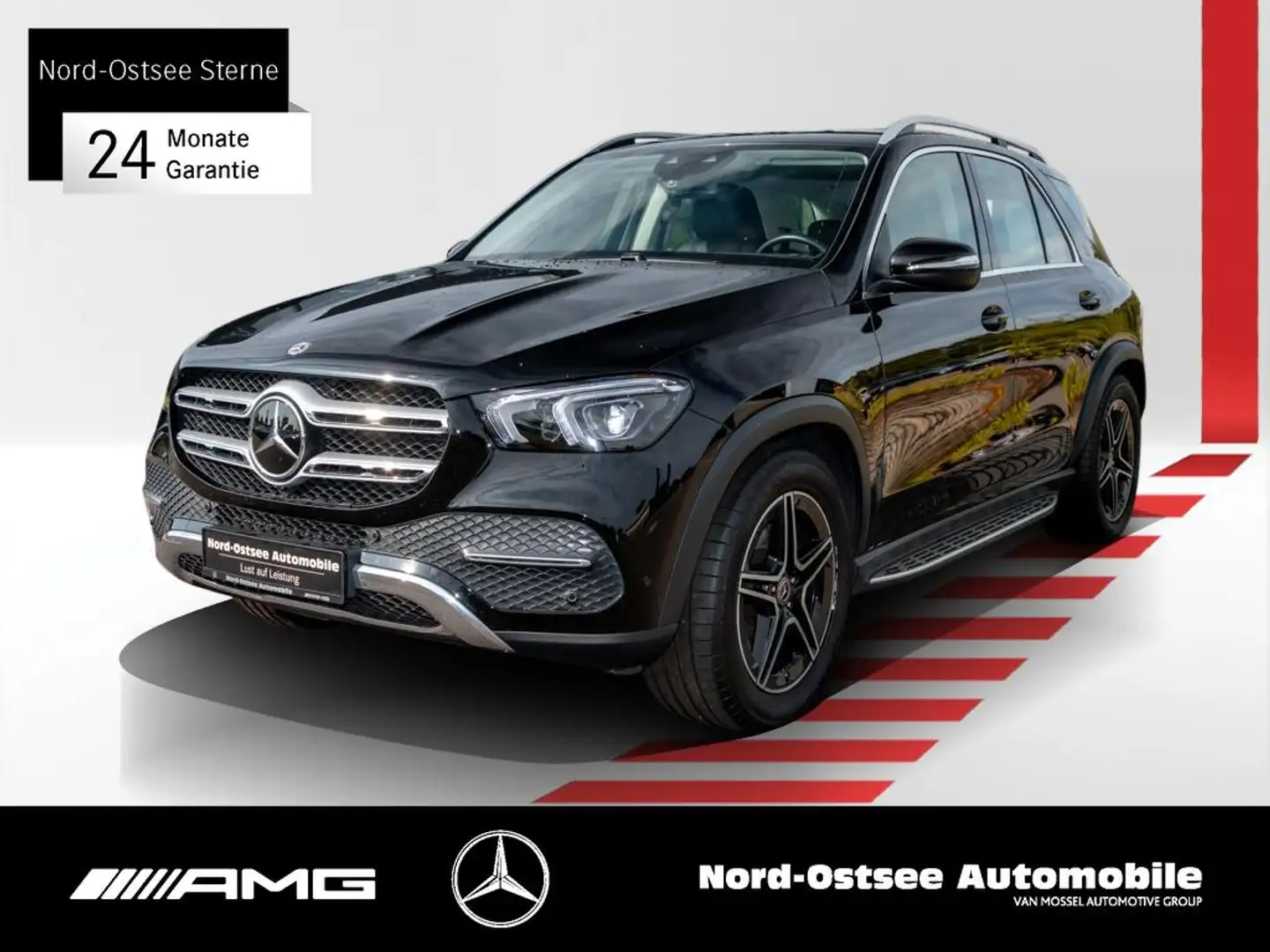 Mercedes-Benz GLE 450 4M WIDESCREEN HUD MBUX LED DISTR. NAVI Schwarz - 1