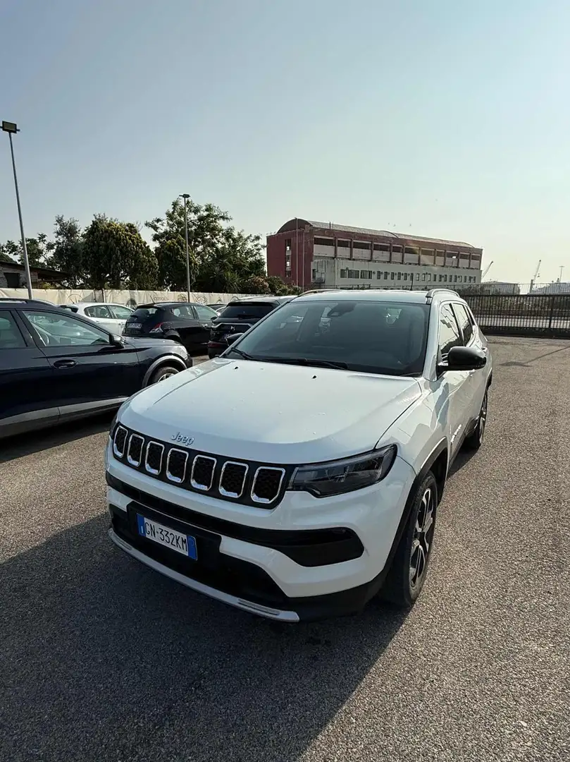 Jeep Compass 1.5 Turbo T4 130 CV MHEV 2WD Limited Blanc - 1