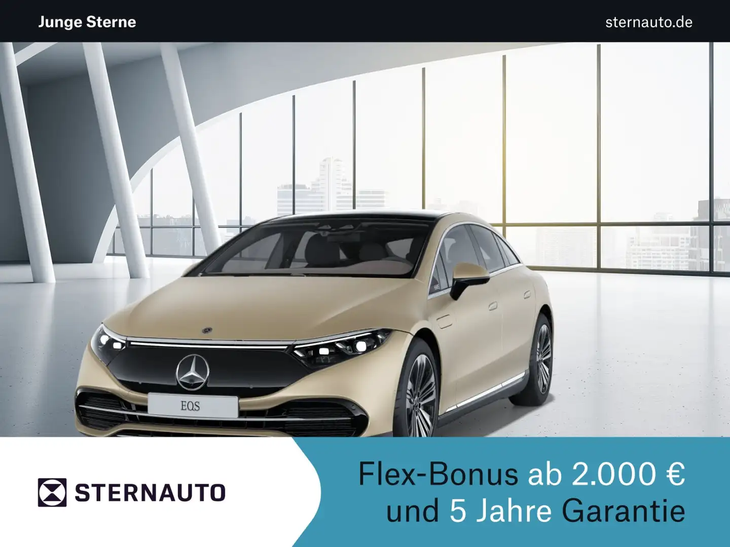 Mercedes-Benz EQS EQS 500 4M Electric Art/Pano-Dach/Distronic/Navi Gold - 1