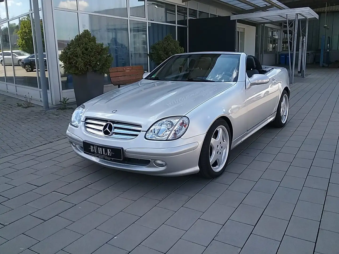Mercedes-Benz SLK 200 KOMPRESSOR+VARIO-DACH+WINDSCHOTT+LEDER+SITZHEIZUNG Silber - 1