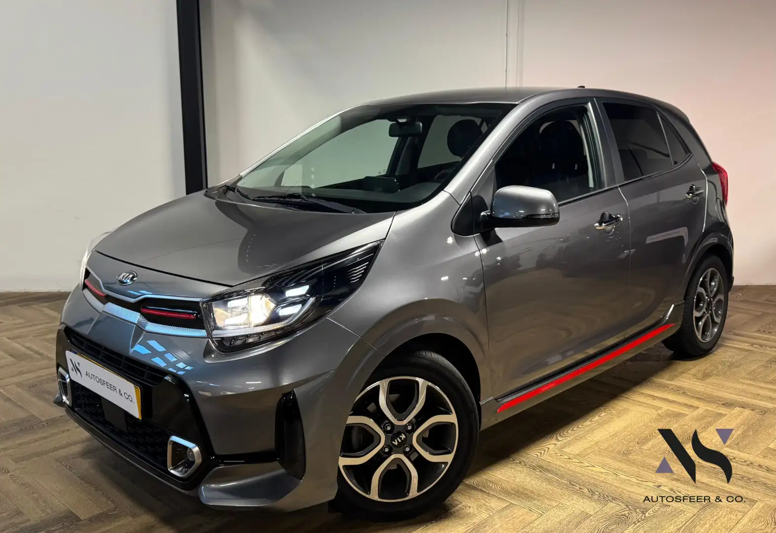 Kia Picanto 1.0 DPi GT-Line CAM KEYLESS VOL' Gris - 1