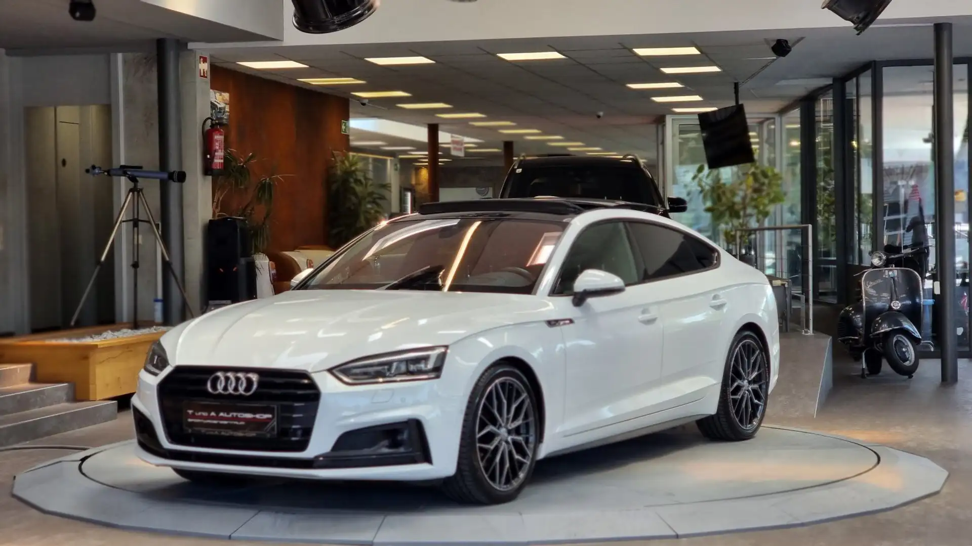 Audi A5 40 TDI 3x S-Line S-Tronic *Head-up*Pano*Virtual-Co Weiß - 1