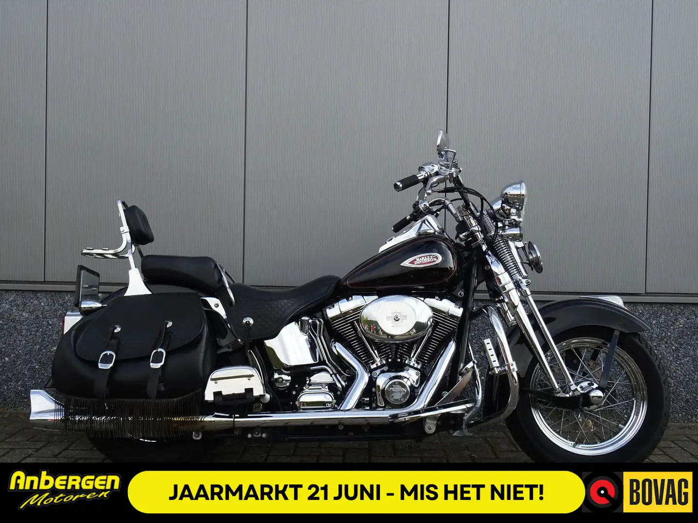 Harley-Davidson Heritage Springer FLSTS Černá - 1