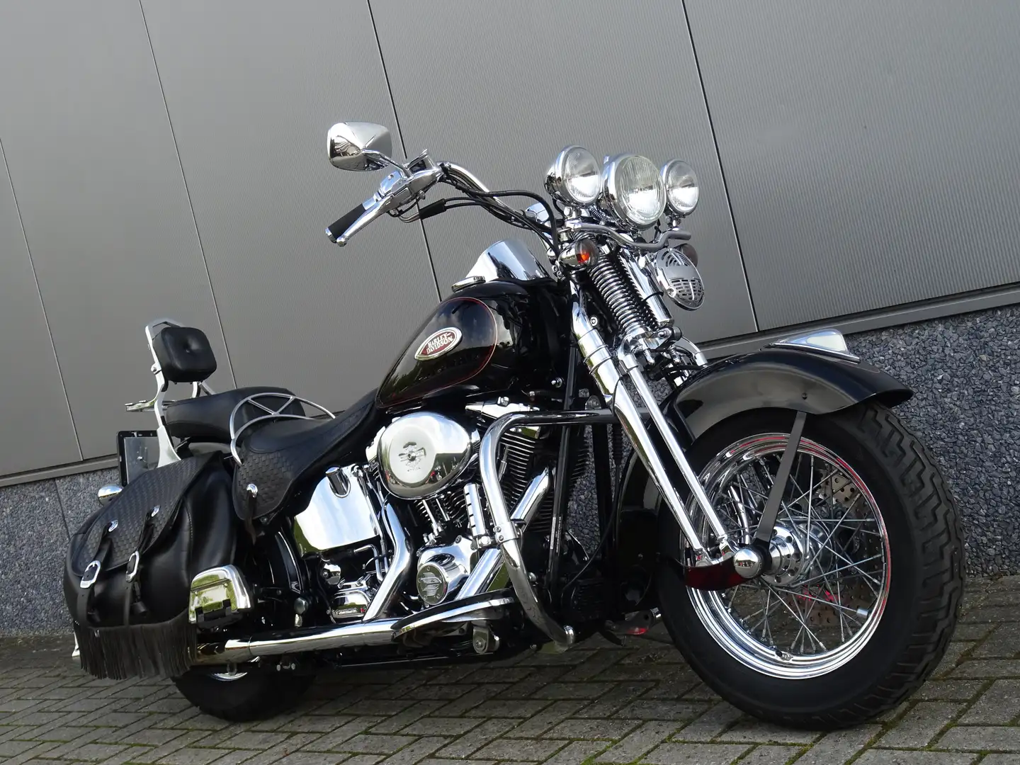 Harley-Davidson Heritage Springer FLSTS Negru - 2