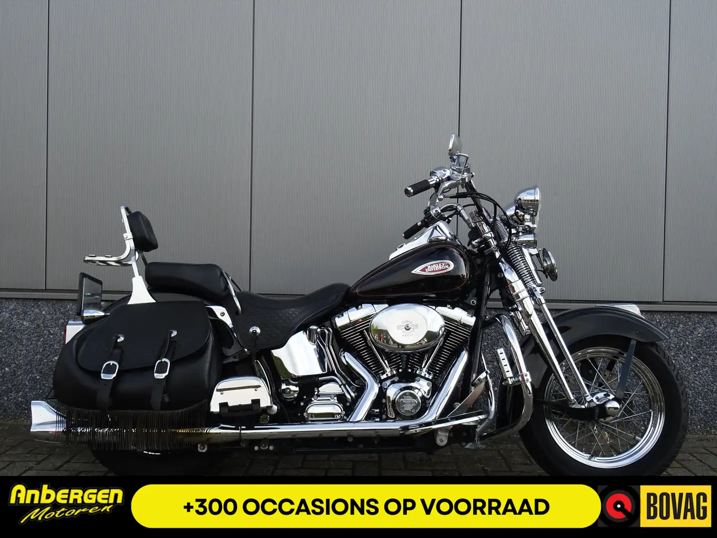 Harley-Davidson Heritage Springer FLSTS Černá - 1