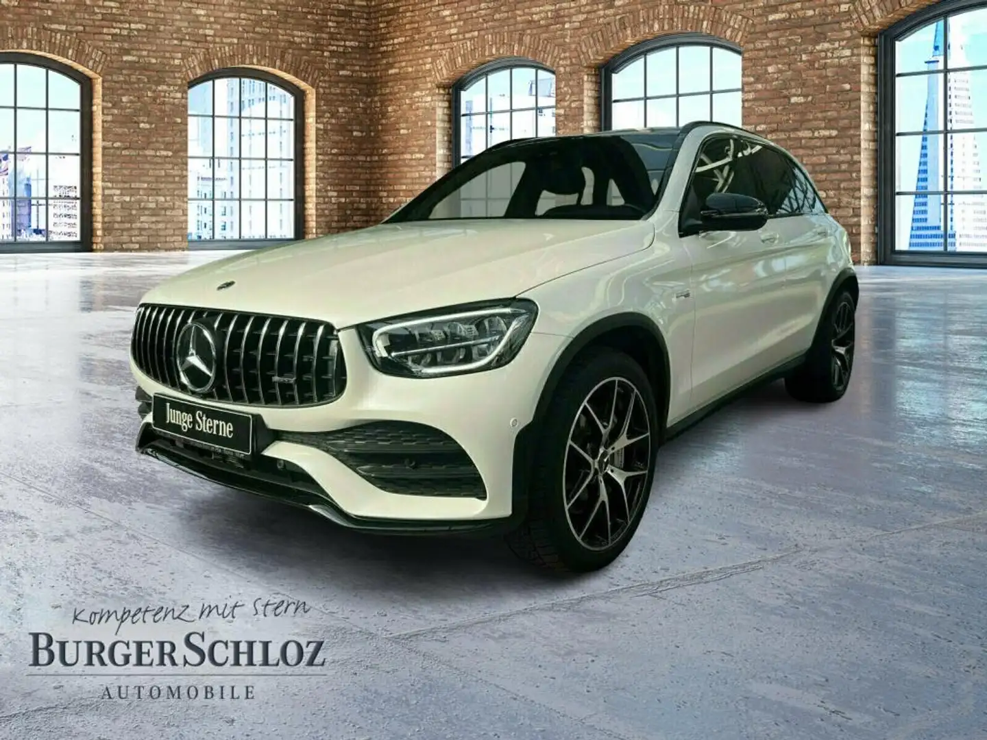 Mercedes-Benz GLC 43 AMG 4M ParkAss. Pano LM KAM Sportauspuff Blanc - 1