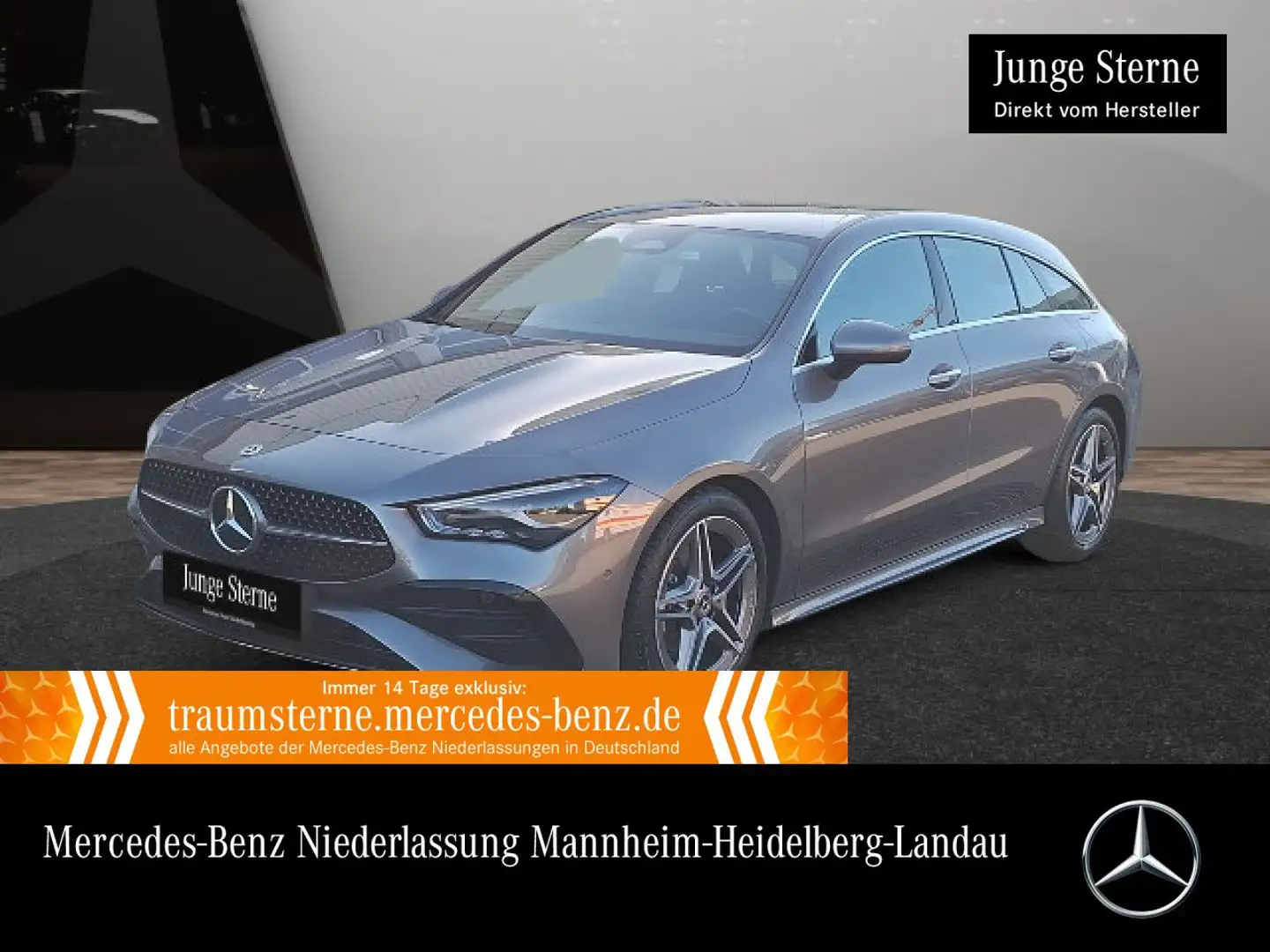 Mercedes-Benz CLA 180 AMG+LED+KAMERA+KEYLESS+7G Gris - 1