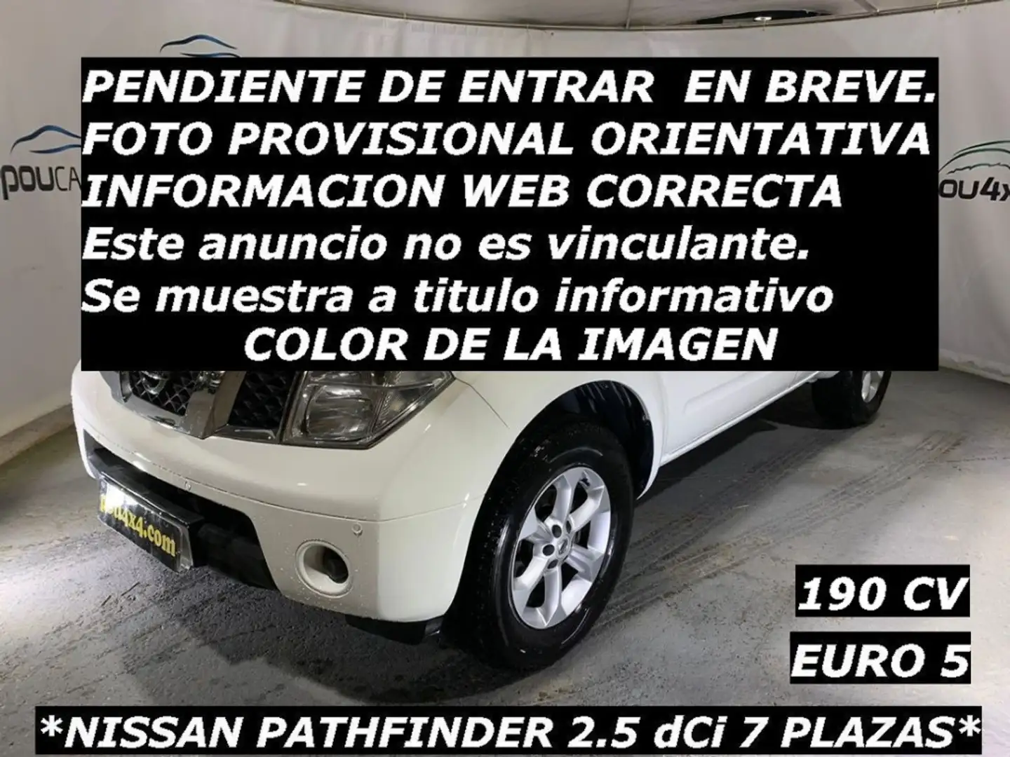 Nissan Pathfinder 2.5dCi XE 7pl. Blanco - 1