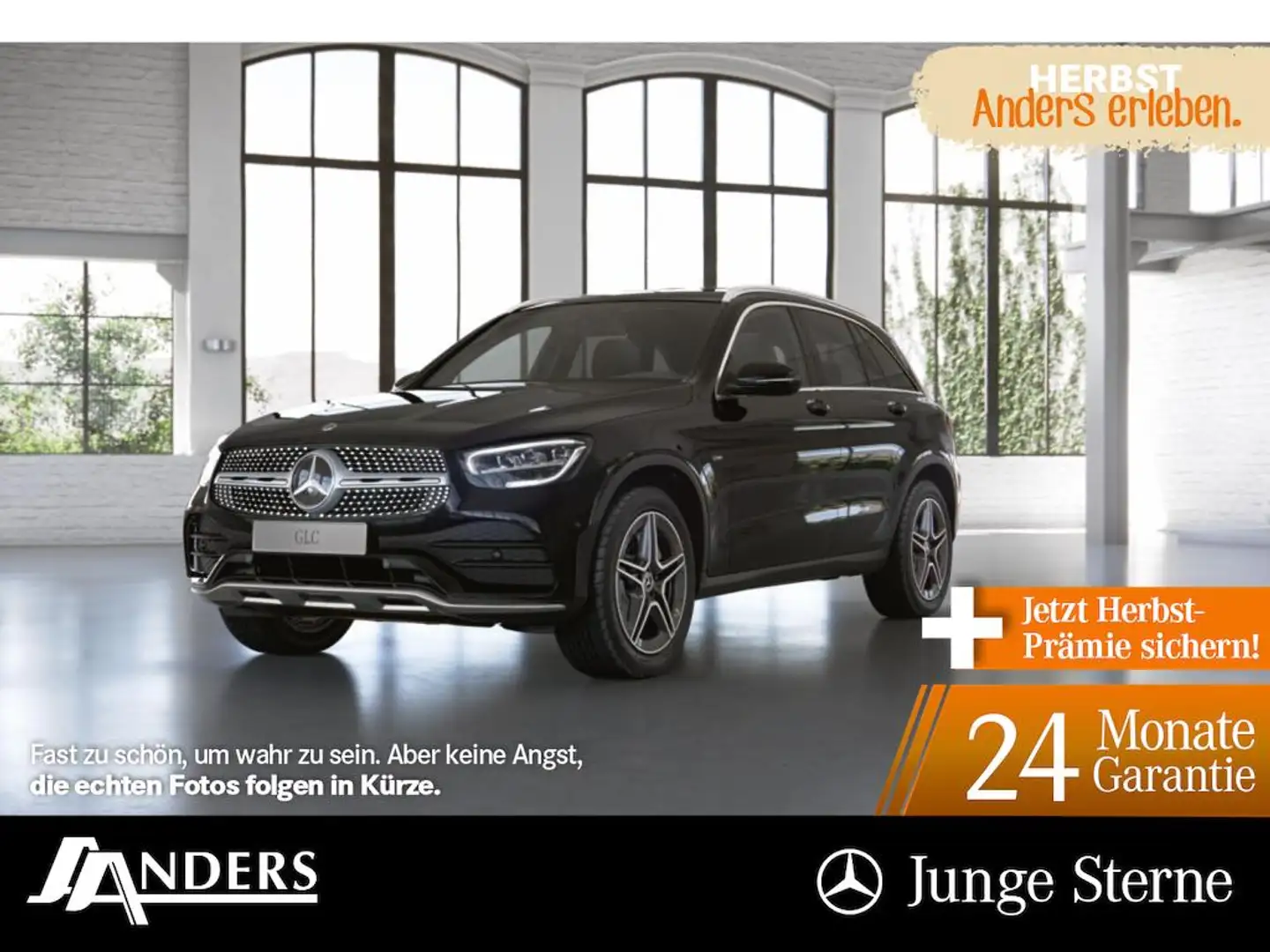 Mercedes-Benz GLC 300 de 4M AMG+MBUX+digCock+Distr+AHK+LED+Kam Schwarz - 1
