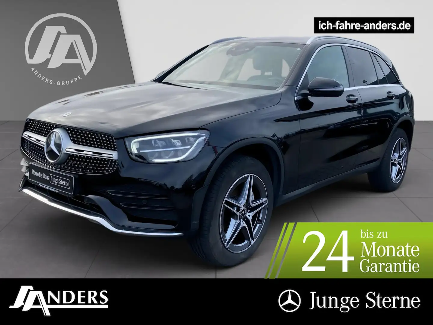 Mercedes-Benz GLC 300 de 4M AMG+MBUX+digCock+Distr+AHK+LED+Kam Noir - 1