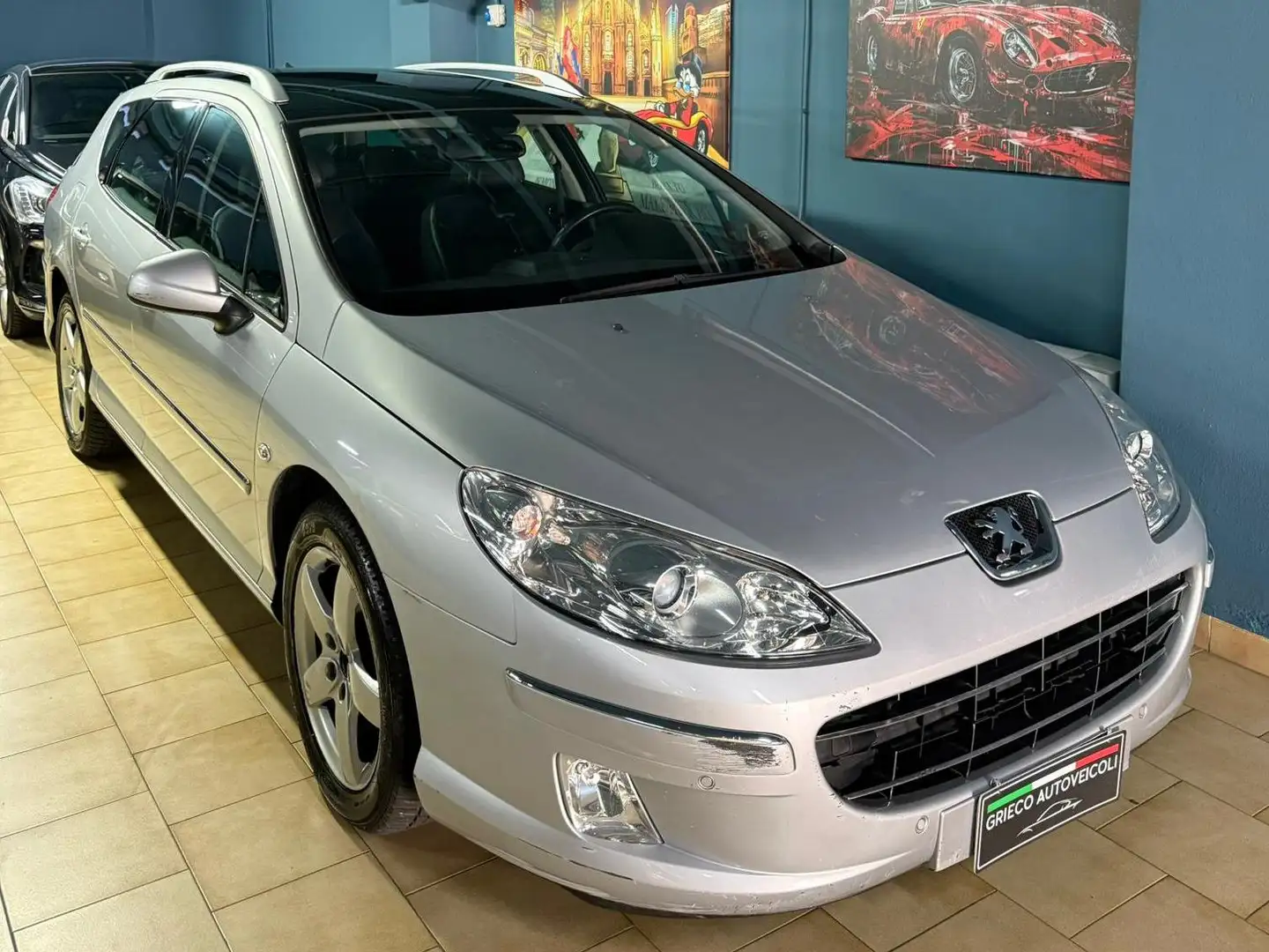 Peugeot 407 407 163cv 2.0CC TETTO PANORAMICO Grigio - 2