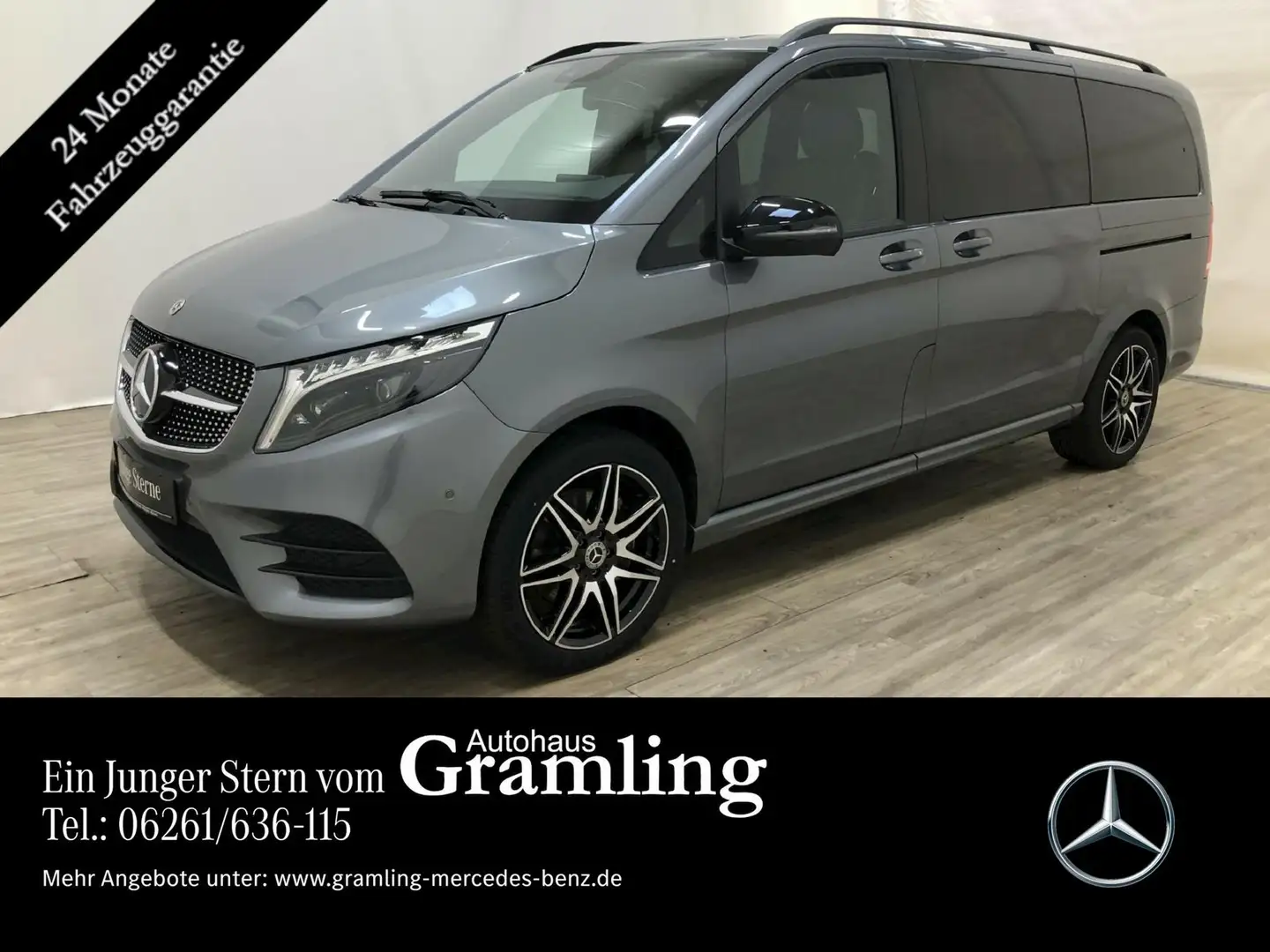 Mercedes-Benz V 220 d Edition lang AMG*AHK*Distro*LED*Standheiz Grigio - 1