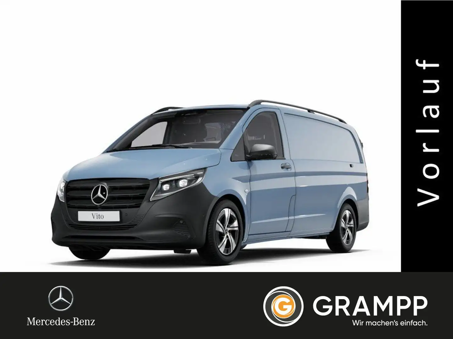 Mercedes-Benz Vito 119 Vito 4x4 Kasten DISTRONIC*360°*NAVI*AHK 2,5t Blau - 1