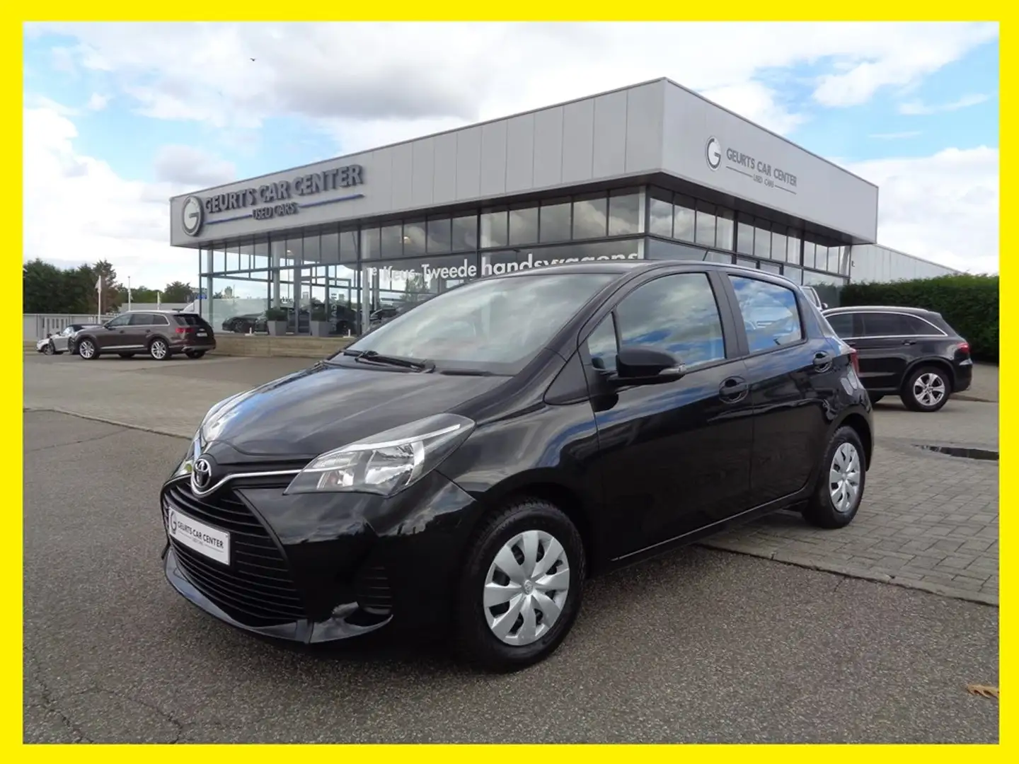 Toyota Yaris 1.0 VVT-i Active 5-drs € 9.499 All in ! Negro - 1
