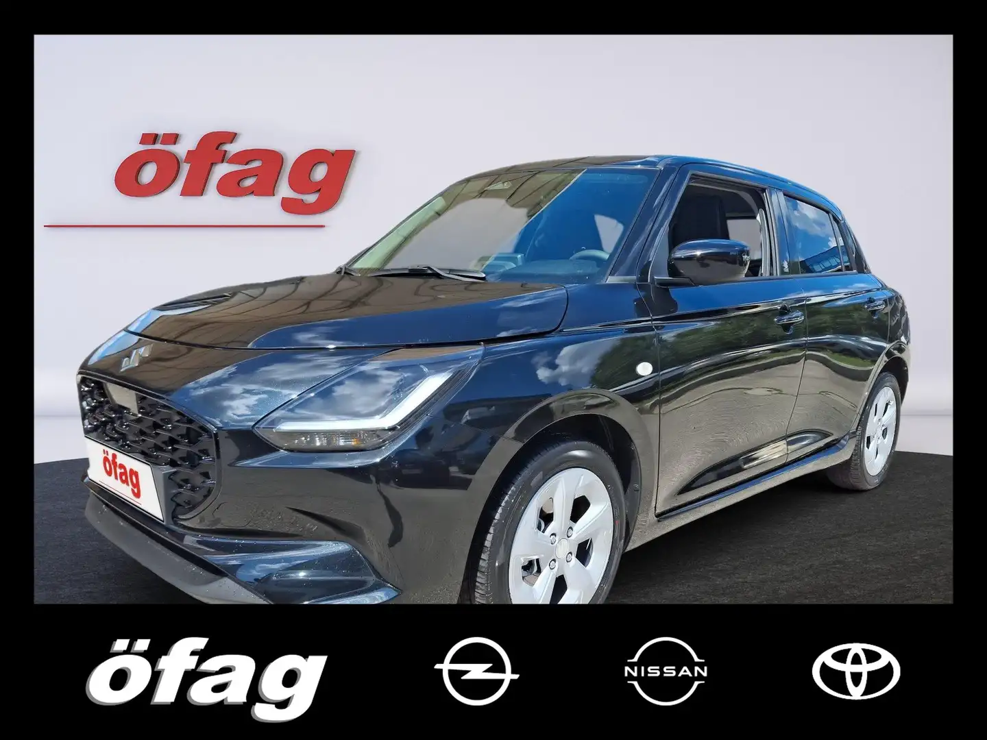 Suzuki Swift 1.2 Hybrid Shine CVT LED+Navi+SHZ+Kam.+PDC Schwarz - 1