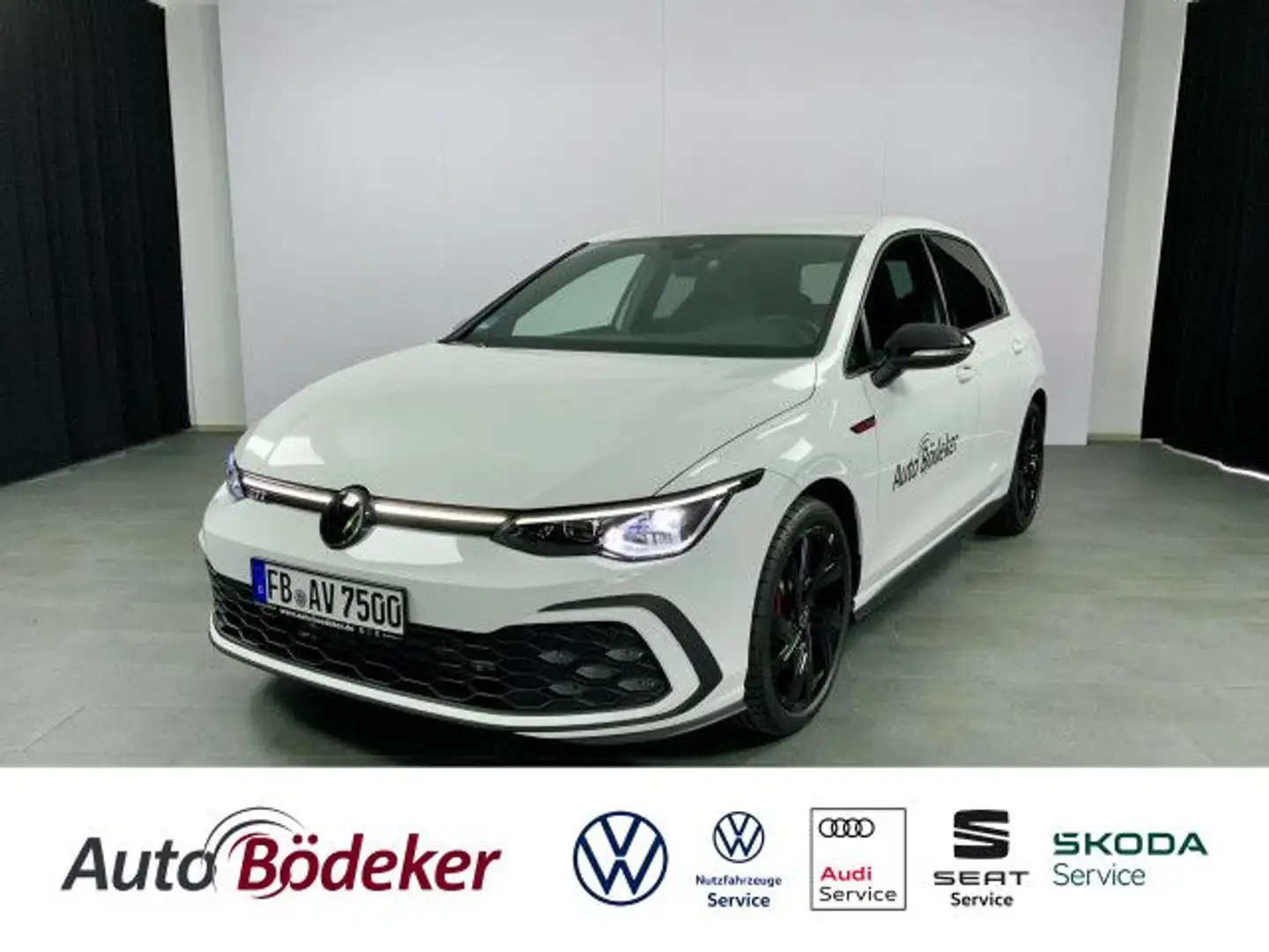Volkswagen Golf GTI Golf VIII 2.0 TSI DSG GTI Black-Style Bluetooth Weiß - 1