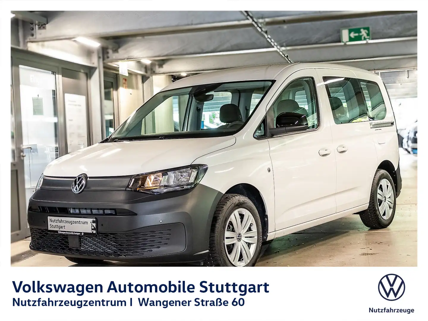 Volkswagen Caddy 1.5 TSI Euro 6d ISC FCM Navi Klima Blanc - 2