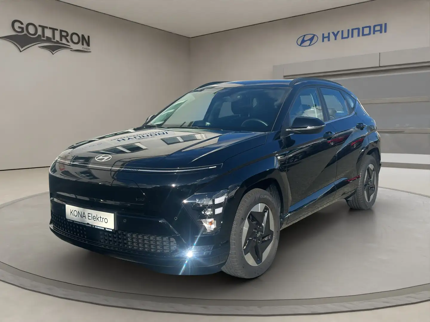Hyundai KONA Elektro Heckantreib inkl. Effizienz-Paket Smart-Ke Schwarz - 2