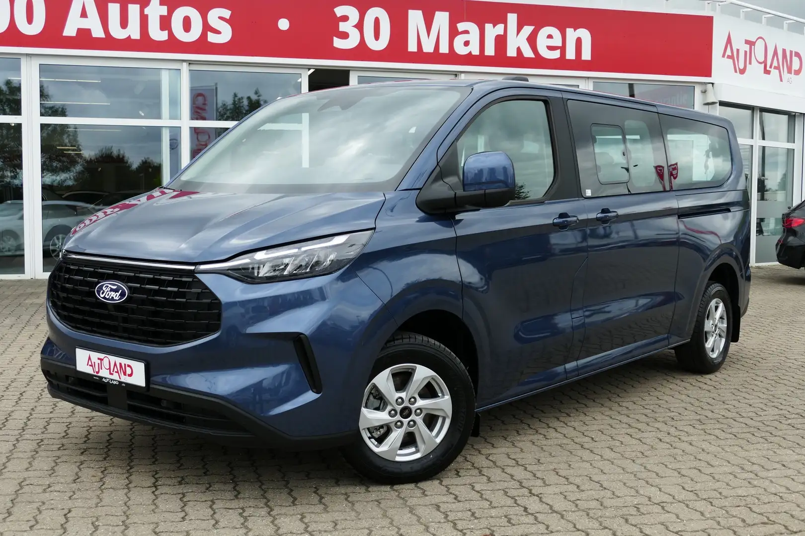 Ford Tourneo Custom 2.0 L2 LED ACC Navi Kamera AHK Blauw - 2