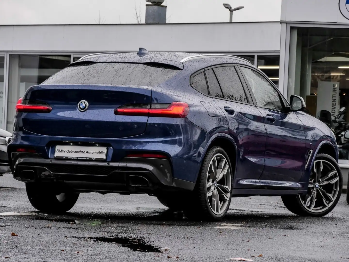 BMW X4 M 40d M SPORT+HuD+H/K+DA PLUS+360°+LHZ Blau - 2