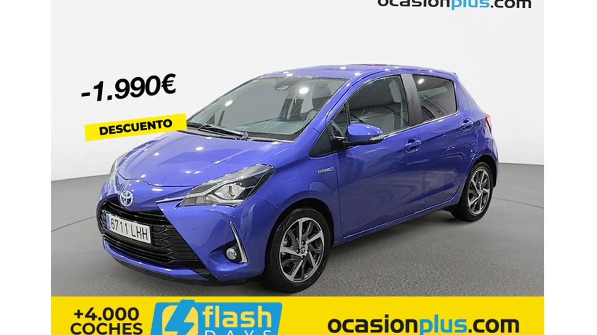 Toyota Yaris 100H 1.5 Feel! Azul - 1