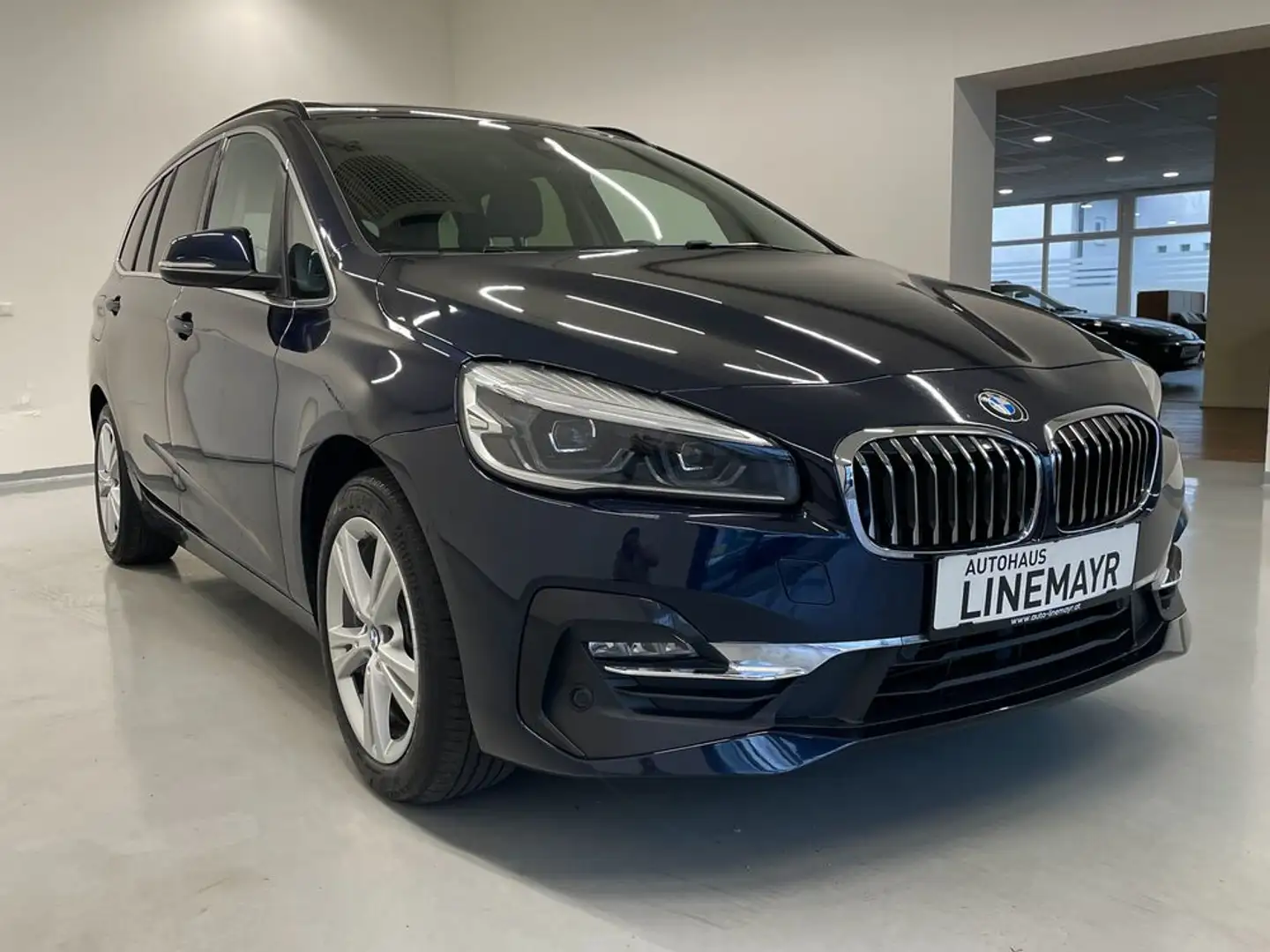 BMW 218 d xDrive Luxury Line. Aut, LED, 7 Sitze,AHK Blauw - 2