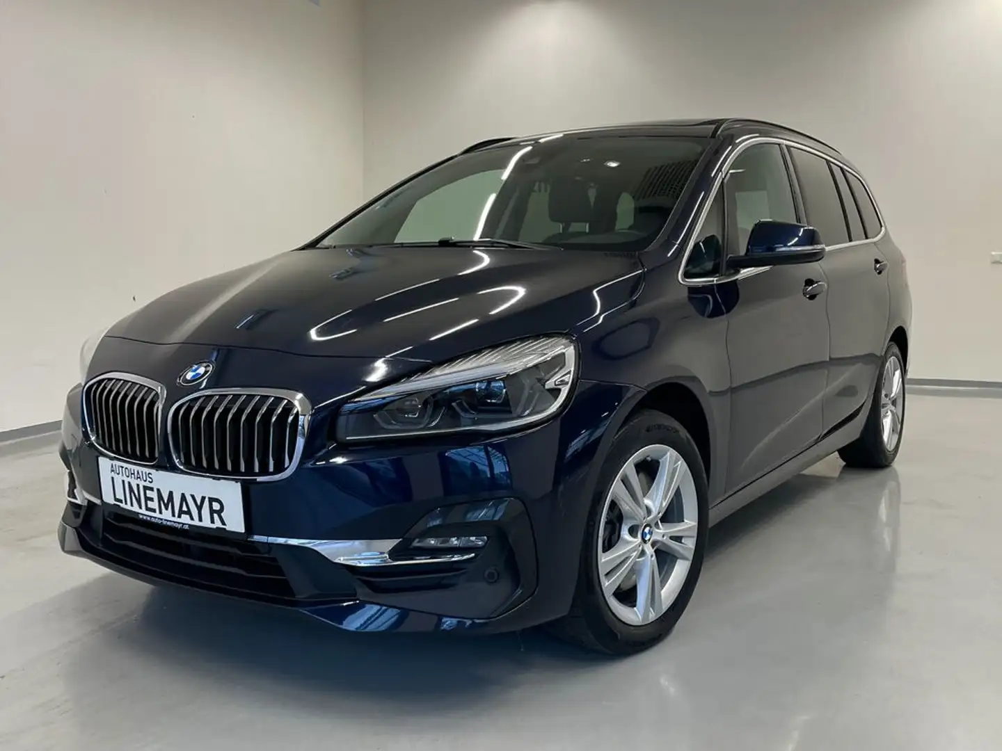 BMW 218 d xDrive Luxury Line. Aut, LED, 7 Sitze,AHK Blauw - 1