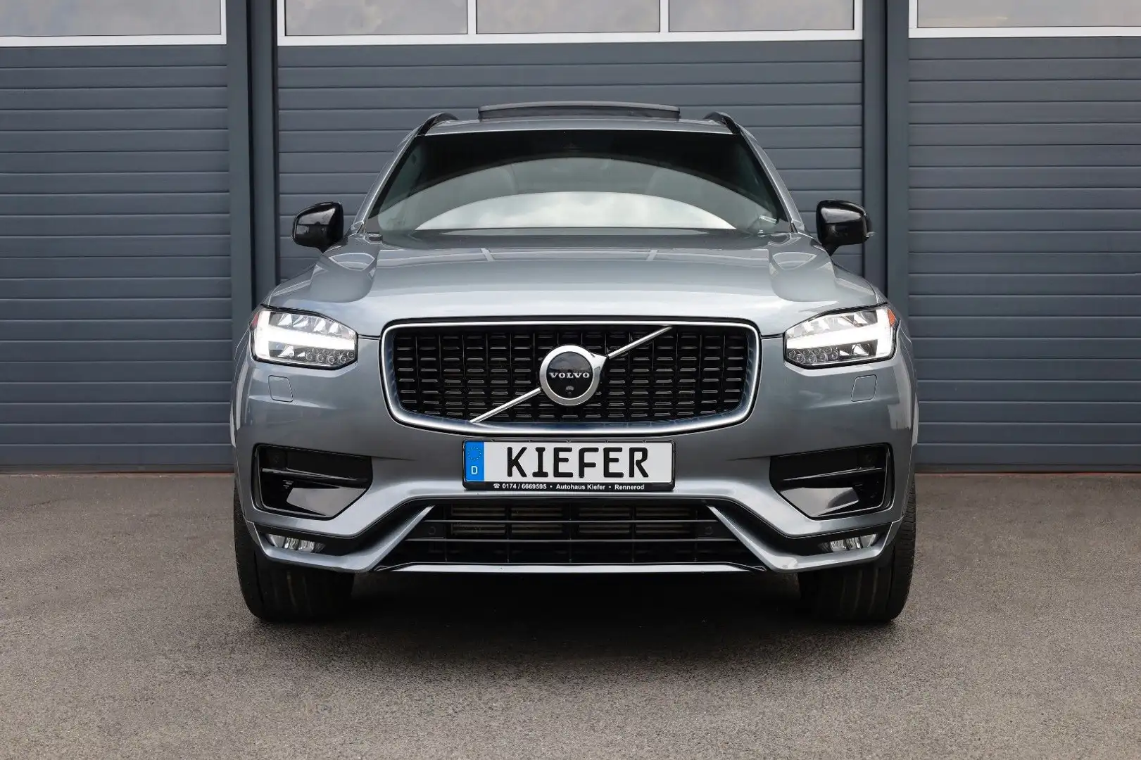 Volvo XC90 T6 R-Design AWD/ACC/360/HUD/AHK/4xSHZ/R22 Grau - 2