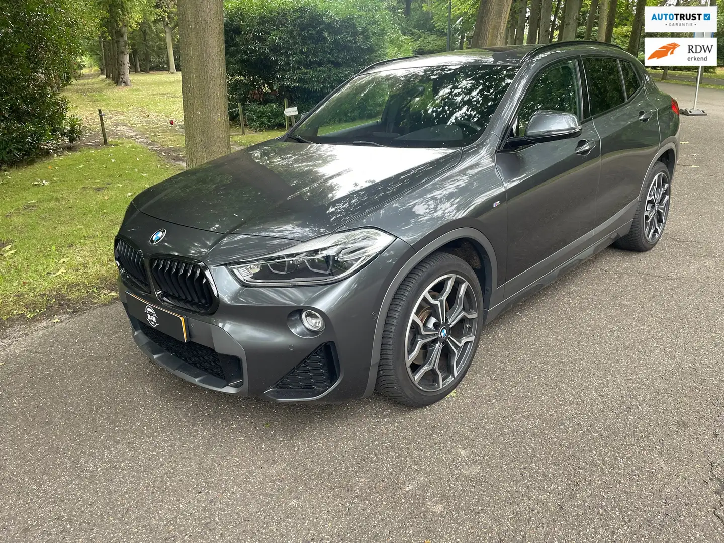 BMW X2 SDrive20i/Pano dak/Head Up/Apple Carpl/Xenon/Parki Grijs - 1