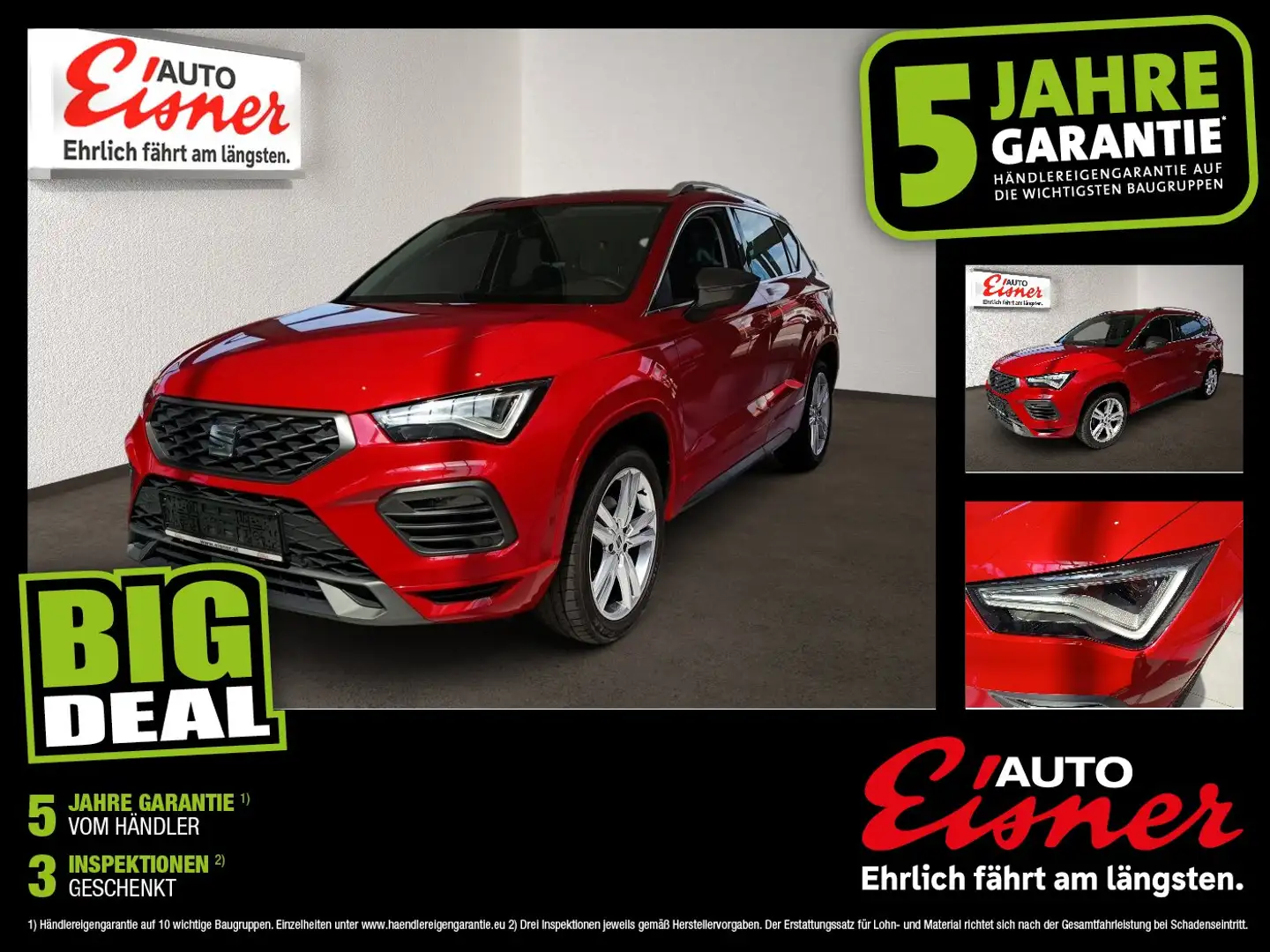 SEAT Ateca FR 1.5  DSG Lagerabverkauf bis 31.08.2026 Rot - 1