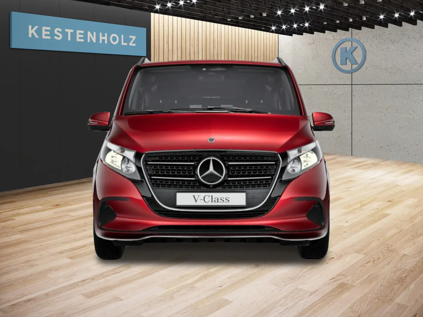 Mercedes-Benz V 220 V 220 d STYLE Lang *AHK*KAMERA*MBUX*SHZ*NAVI* Rojo - 2