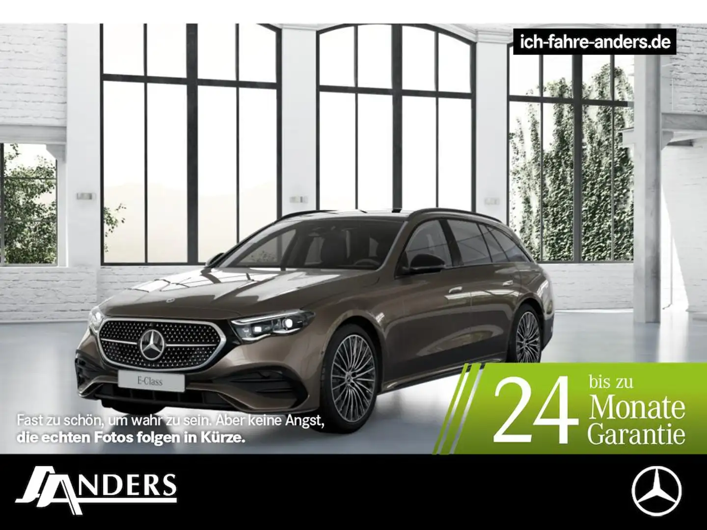 Mercedes-Benz E 220 d T +AMG+Pano+AHK+SHZ+Night+SpurW+S-Sitz Marrone - 1