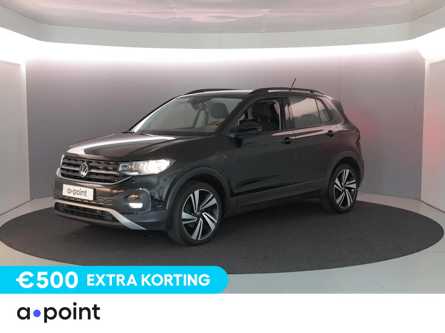 Volkswagen T-Cross 1.0 TSI Life 95pk 5bak| parksensors| airco| 18' LM Zwart - 1