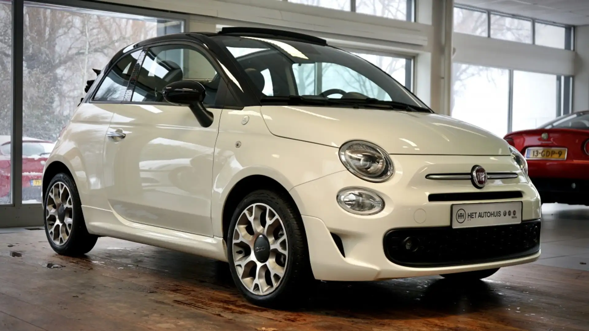 Fiat 500C 1.0 Hybrid Hey Google | Cruise control | rijklaar Weiß - 1