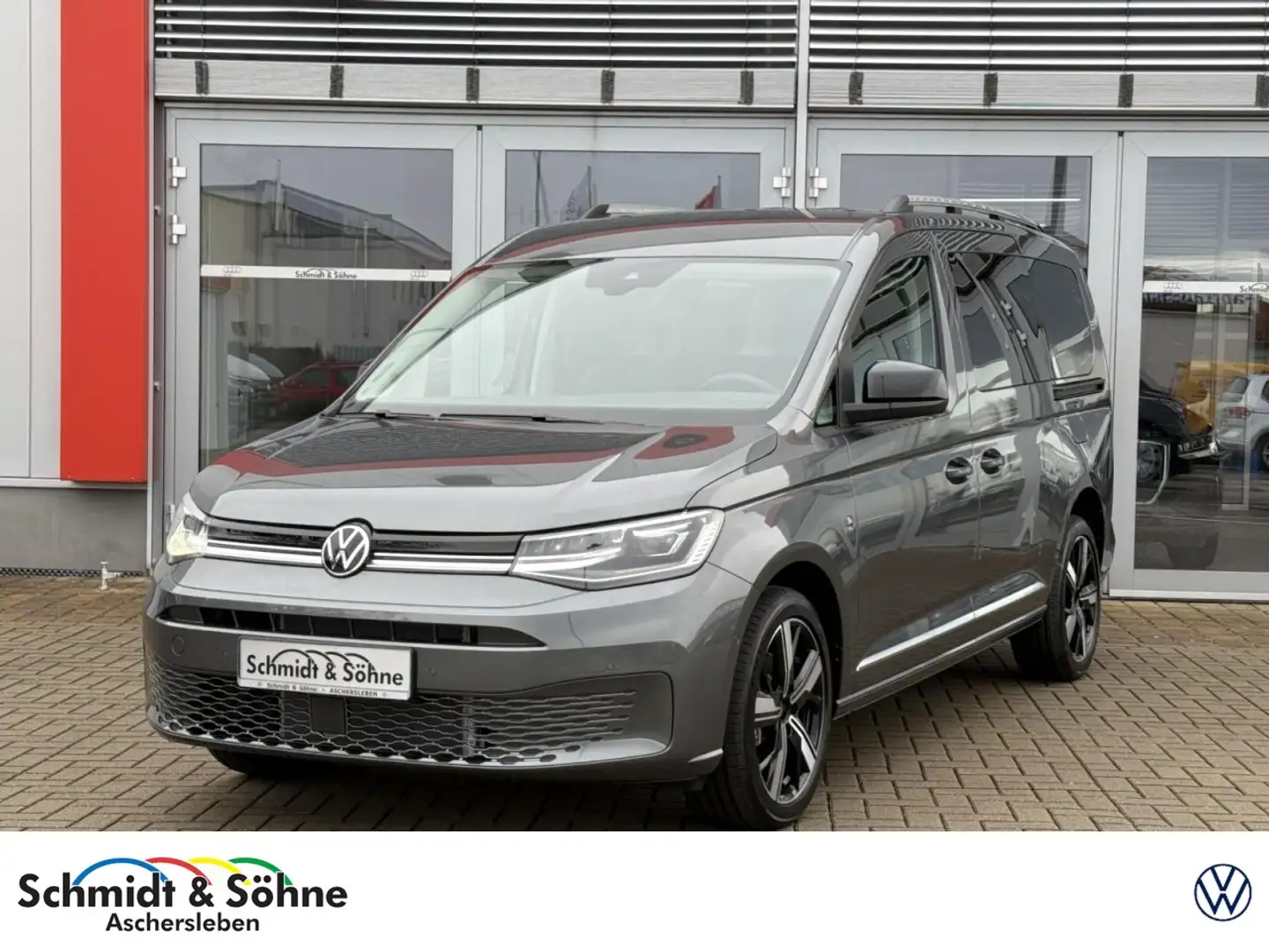 Volkswagen Caddy Maxi Style 7-Sitzer 2.0 TDI DSG STHZ+TOTW Klima Grau - 1