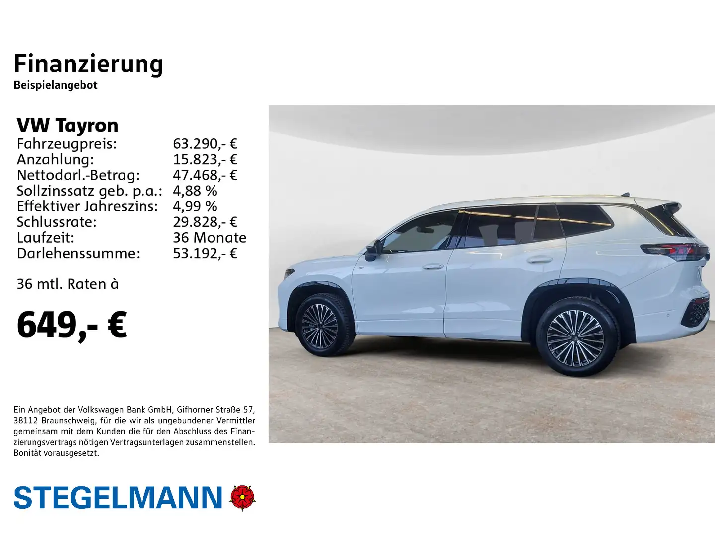 Volkswagen Tayron 2.0 TDI DSG R-Line Weiß - 2