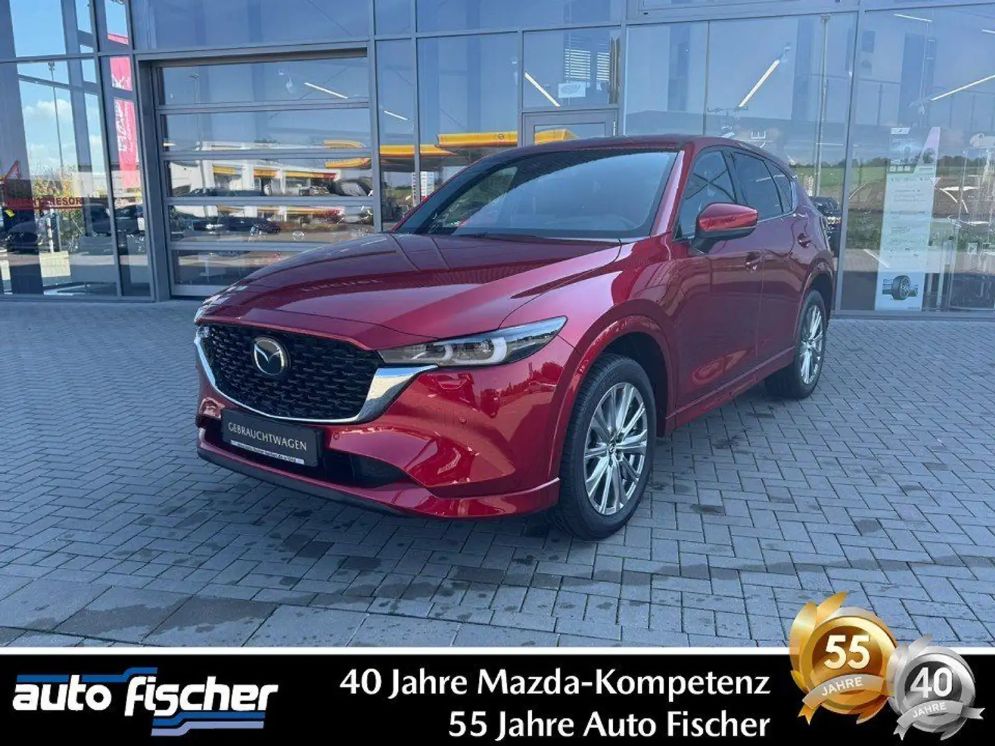 Mazda CX-5 2.5 (194PS) AWD Autom. Takumi Leder AHK 360 Rouge - 1