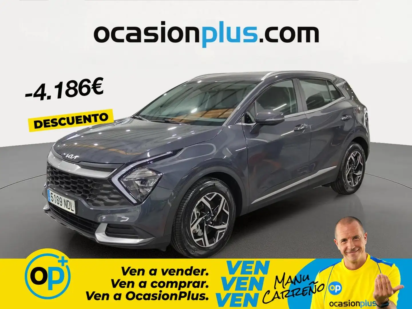 Kia Sportage 1.6 CRDi MHEV Business 4x2 DCT 136 Gris - 1