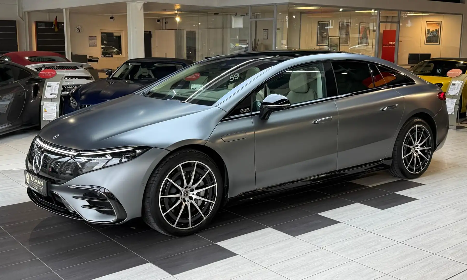 Mercedes-Benz EQS 580 4M*AMG*Advanced*MAGNO*Pano*Hyper*Burm*360* Grau - 2