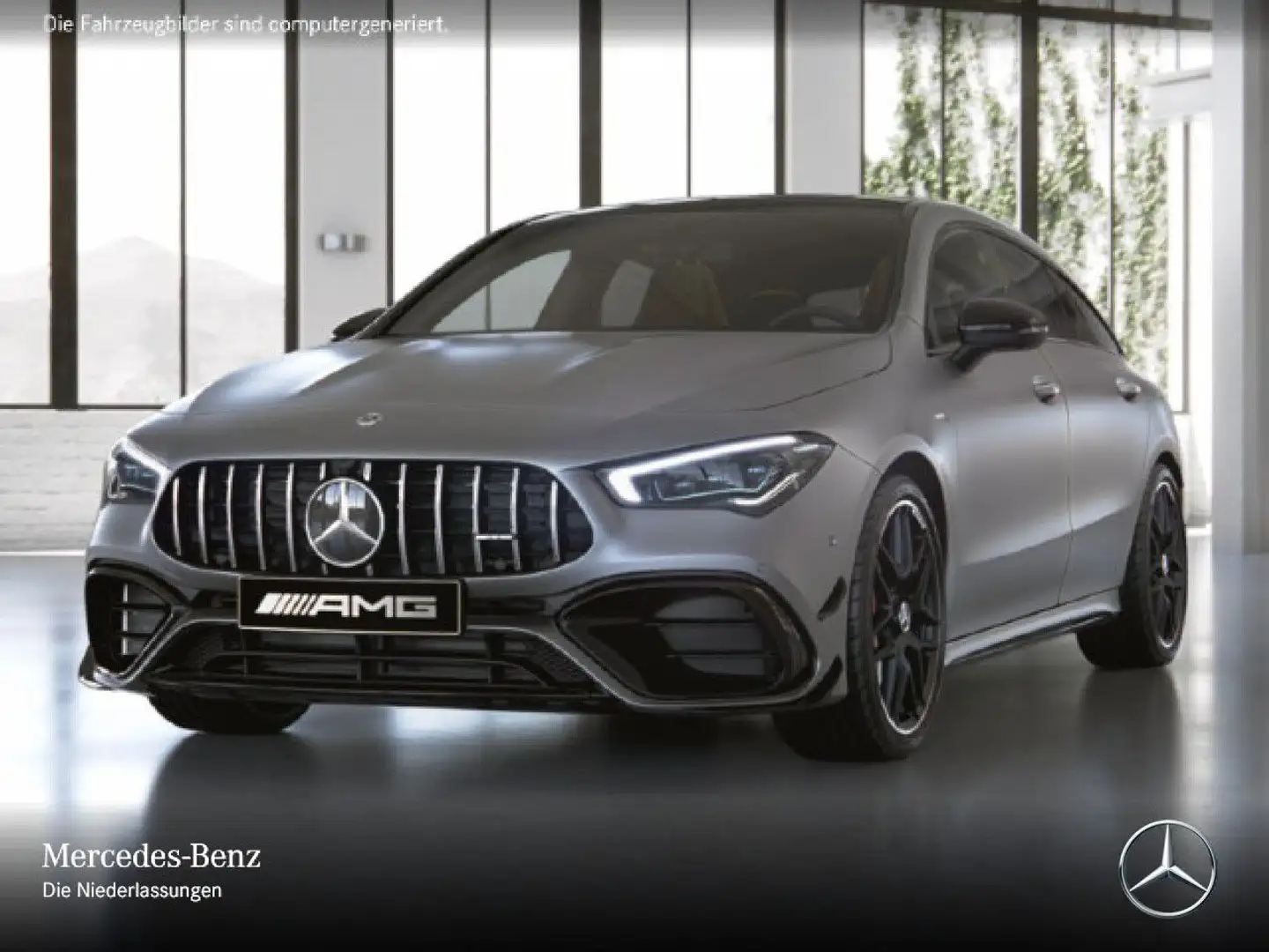 Mercedes-Benz CLA 45 AMG CLA 45 S 4M DRIVERS+PANO+360°+MULTIBEAM+BURMESTER Gris - 2