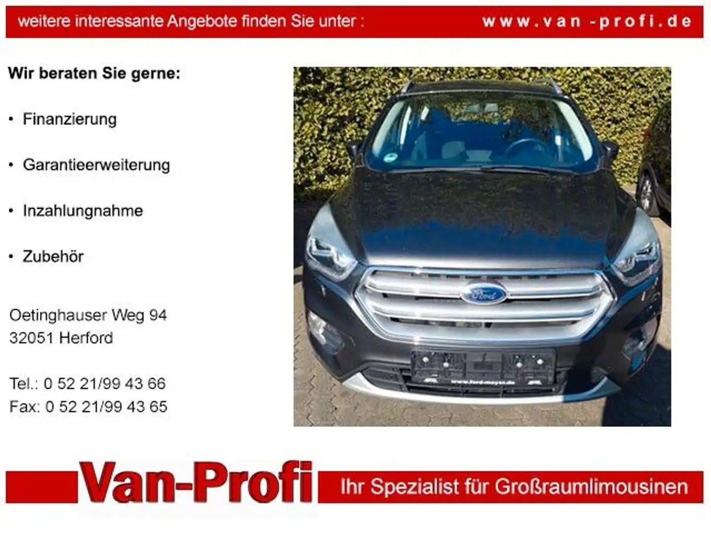 Ford Kuga Cool & Connect Grau - 1