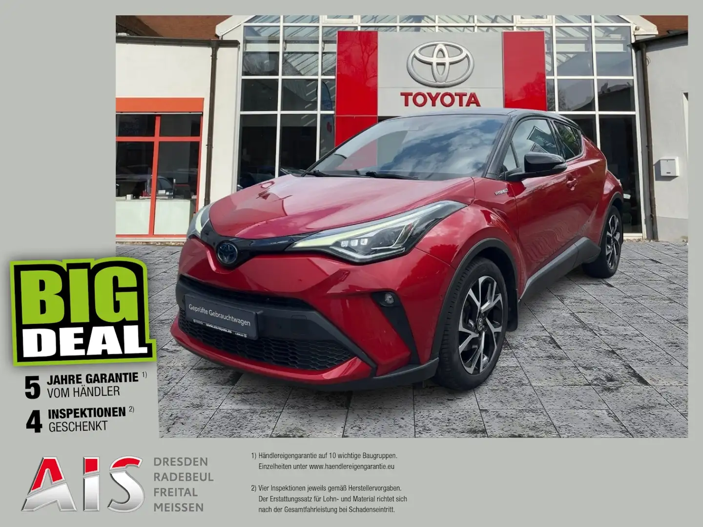 Toyota C-HR 2.0 Hybrid Team D Standheizung Zwart - 1