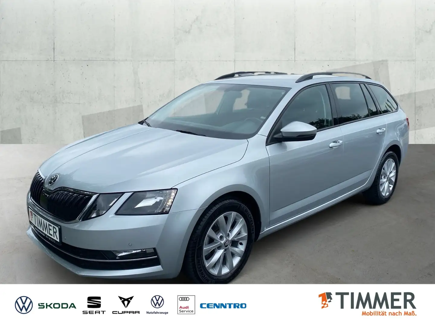 Skoda Octavia III Combi 1.5 TSI STYLE *ACC *NAVI *SHZ *ALU *DAB Zilver - 1