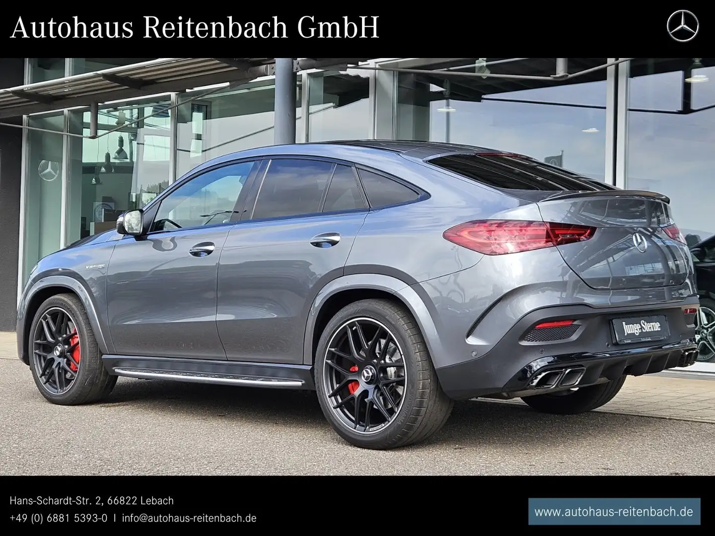 Mercedes-Benz GLE 63 AMG GLE63S 4M+ COUPE PANO+AHK STANDHZ+HUD+BURMES+22" Szary - 2
