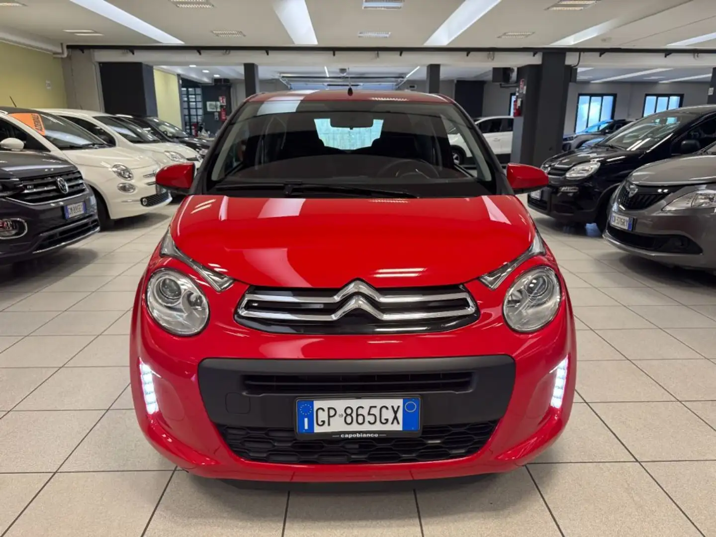 Citroen C1 VTi 72 S&S 3 porte Feel--29.400KM!! Rosso - 2