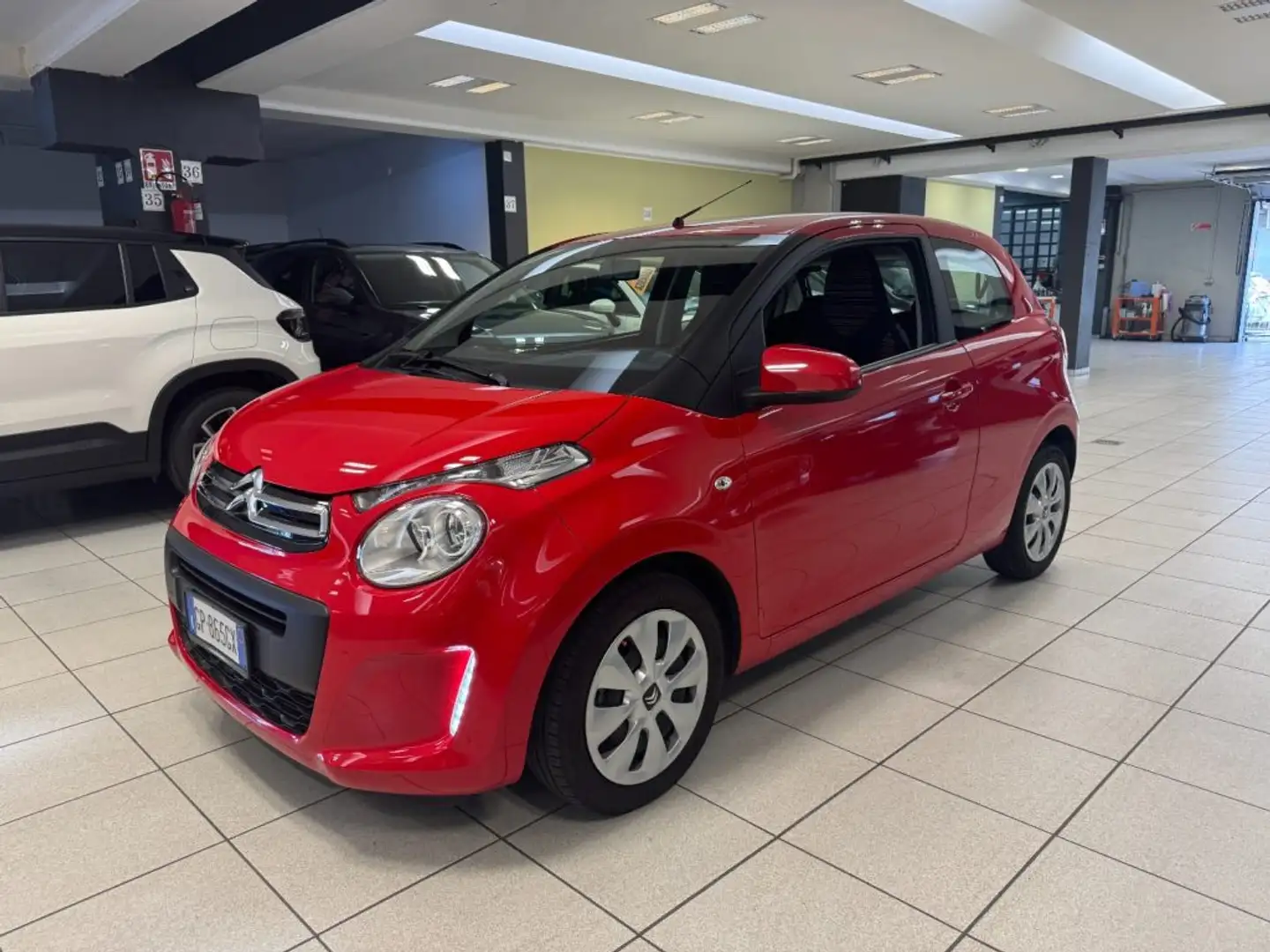 Citroen C1 VTi 72 S&S 3 porte Feel--29.400KM!! Rosso - 1